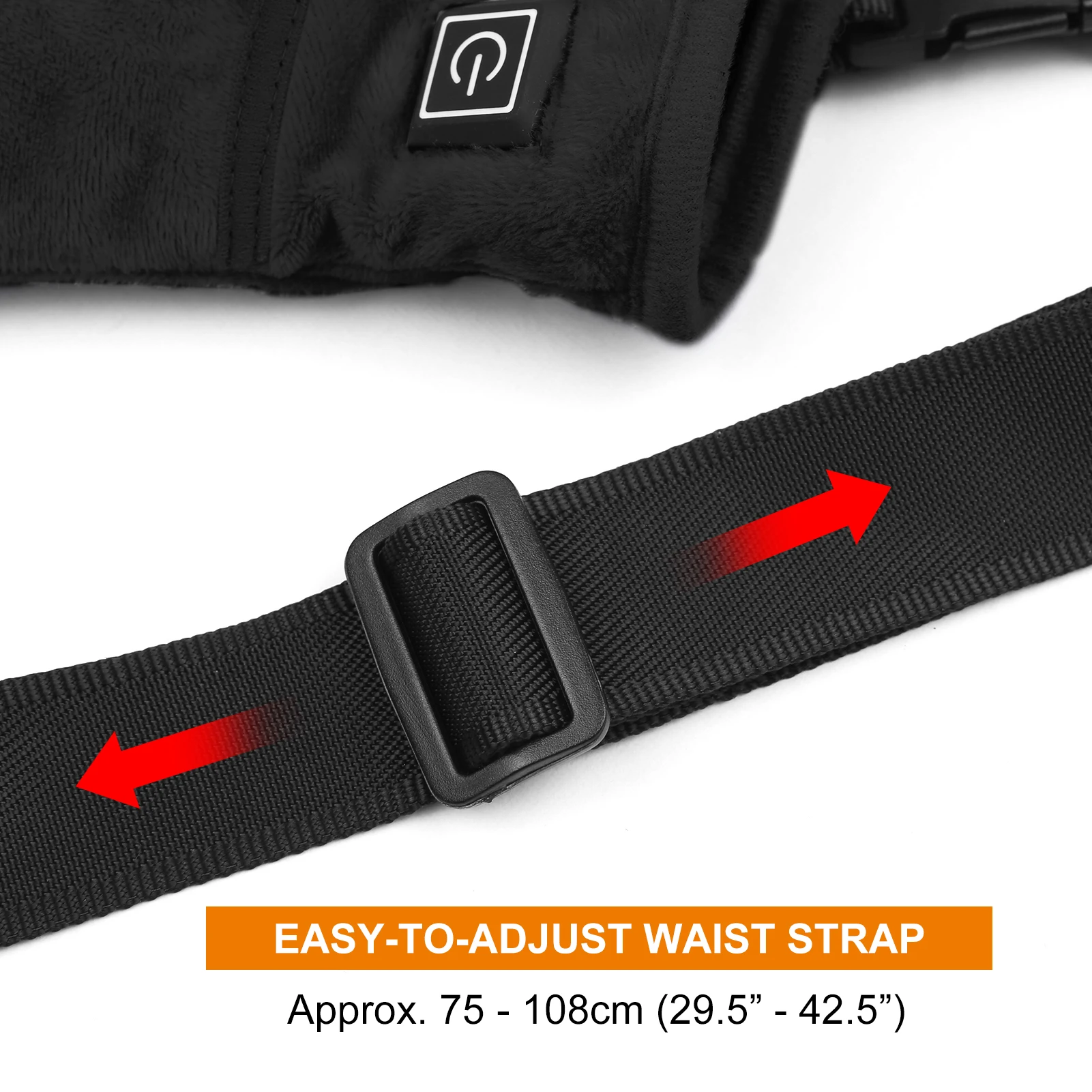 مدفئ يدوي كهربائي ، إفلات حراري ، قفازة طقس بارد ، حقيبة خصر للصيد في الهواء الطلق ، التزلج ، التخييم ، الشتاء ،