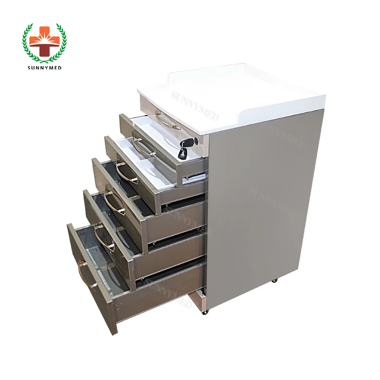 SY-YR01 Hospital Furniture Cabinet Dental Cabinet Mobile