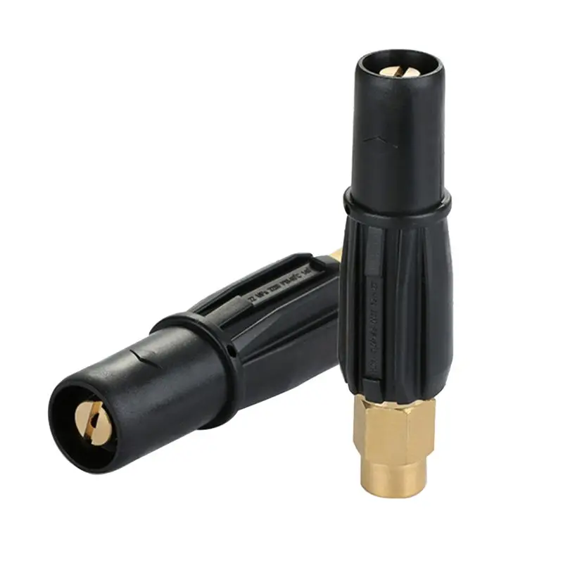 A65P-Brass Fan-Shaped Snow Foam Nozzle Self-Priming Nozzle For High Pressure Washer Generator Car Cleaning Accessory
