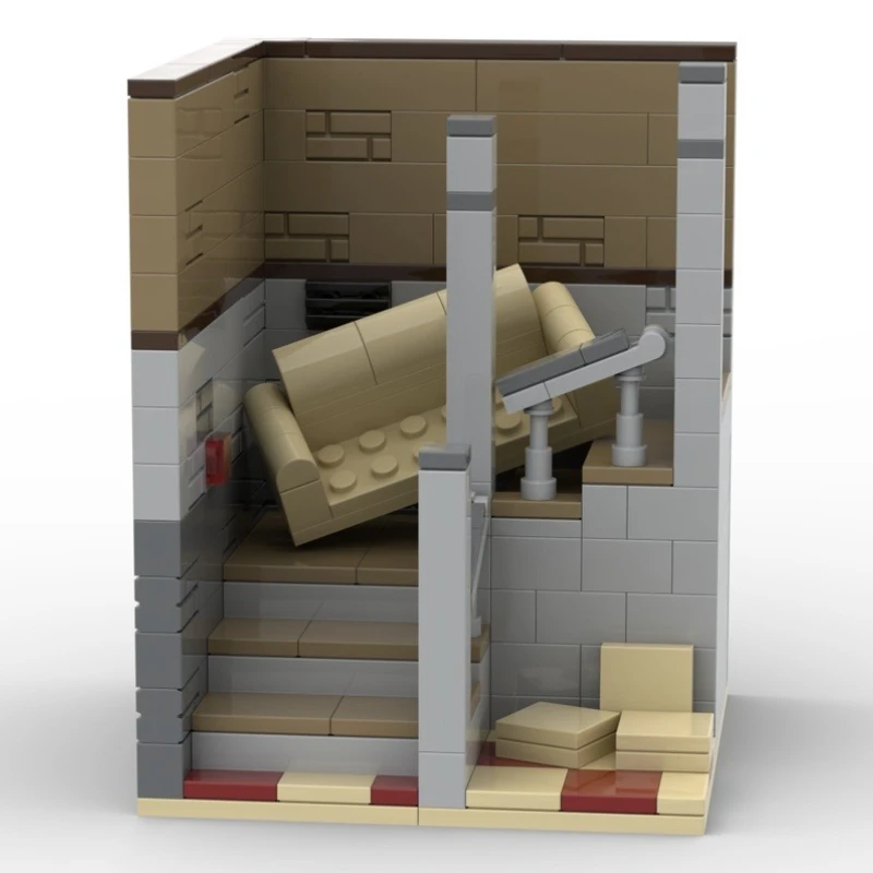 217 Parts MOC Sitcom Classic Scene Vignette Building Blocks Creative Assembly Educational Model DIY Toy For Fans Birthday Gifts