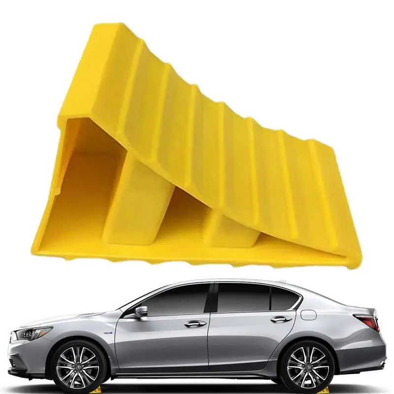 

Trailer Wheel Chocks Anti-Slip Wheel Chocks For Cars Tire Stopper Wheel Stoppers Portable Chock Blocks For RVs Trailers Trucks