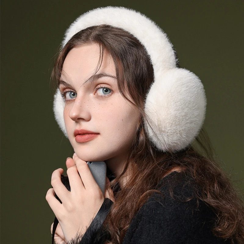 

Rabbit Cover Female Winter Cute Muffs Warmer Winter Cycling Warm Ear Protection Earmuffs New Ear Wraps Sweet