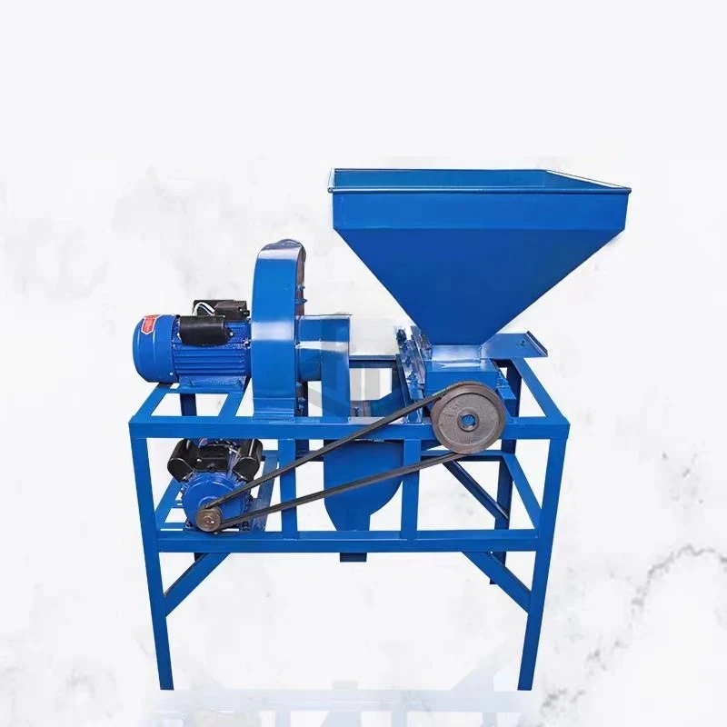 Small vertical oil tea fruit huller, fully automatic clear tea seed huller, wet and dry dual-use for raw tea seeds