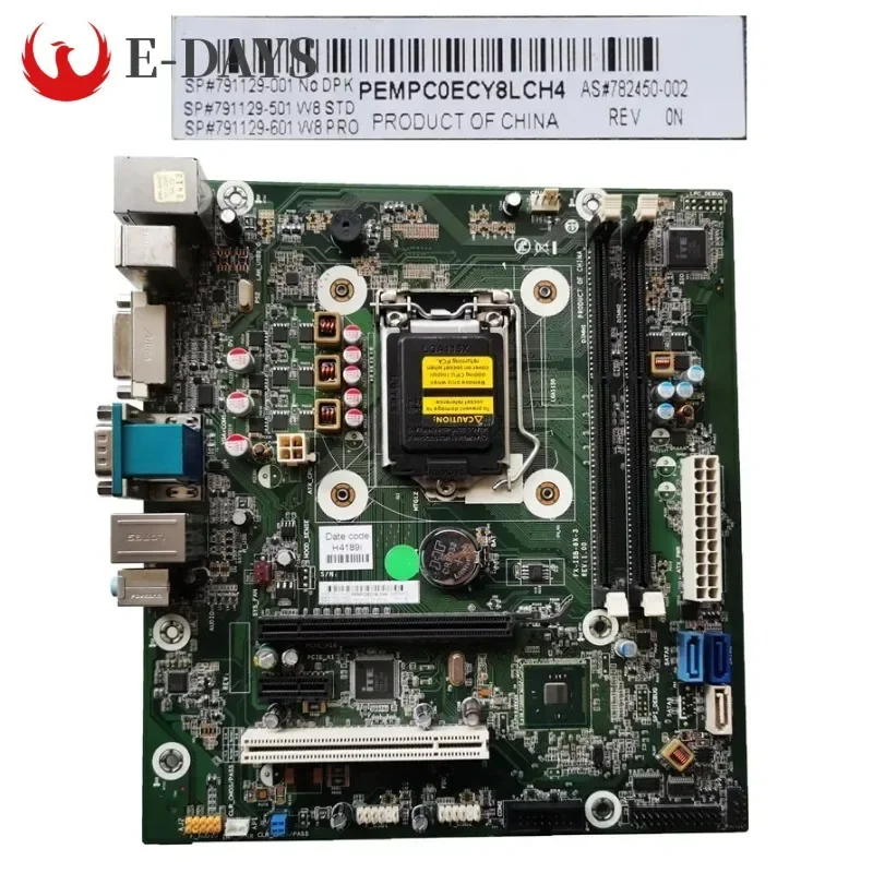 

Для материнской платы HP 280 Pro G1 MT 791129 -001 782450 -002 Материнская плата FX-ISB-8X-3 100% протестирована, ОК