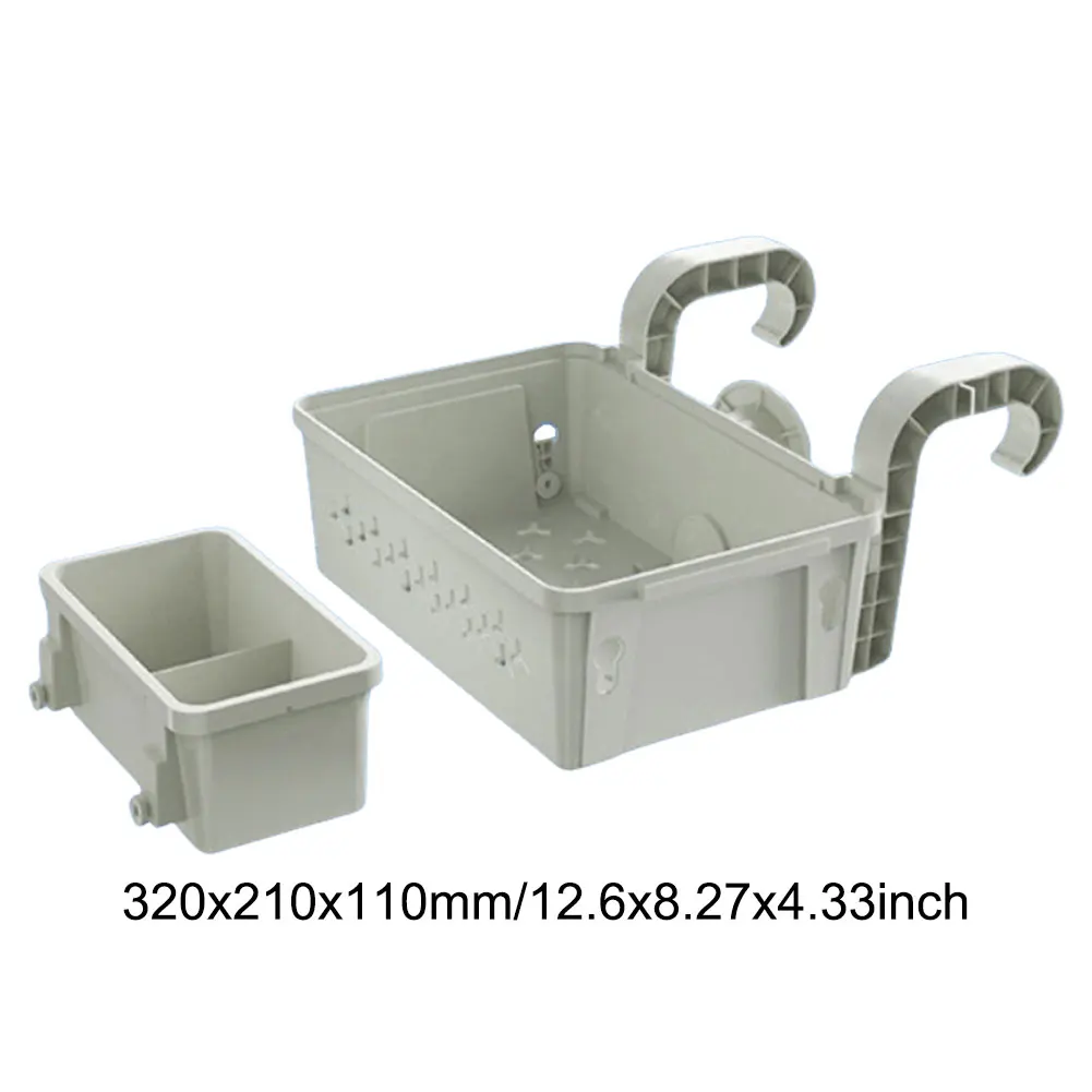 

Poolside Storage Baskets with Cup Holders Pool Storage Basket Swimming Pool Hanging Storage Basket for Most Above Ground Pool