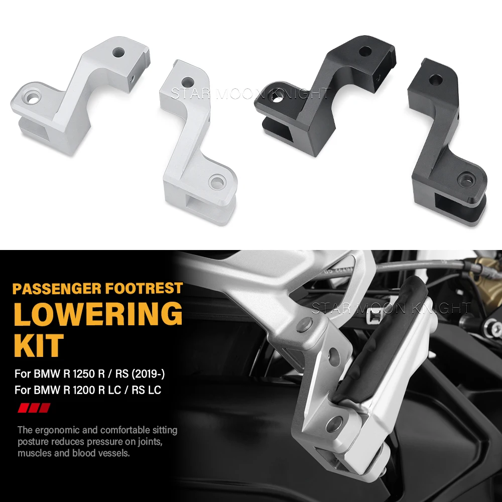 for-bmw-r1200r-r1200rs-lc-r1250r-r1250rs-2019-motorcycle-passenger-footrest-lowering-kit-r-1200-1250-r-rs-accessories