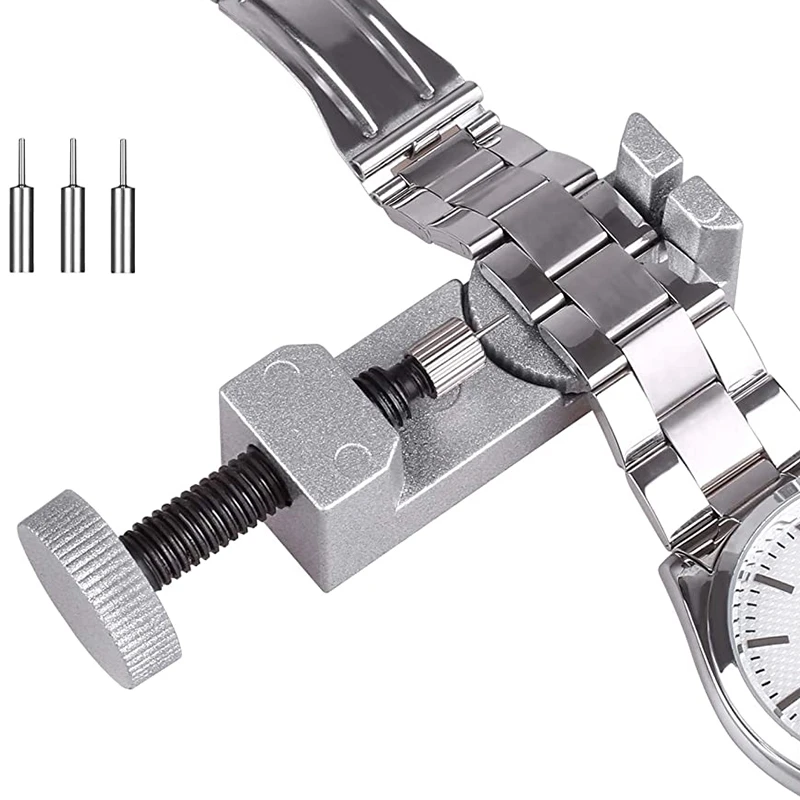 Watch Band Strap Link Pins Remover Repair Tool Replacement Tool 20 PCS Cotter Pin Spring Bar Tool Set 1PCS Head Hammer