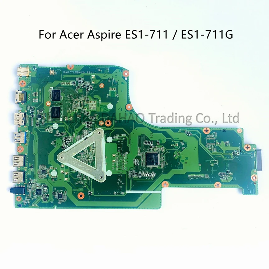 For ACER Aspire ES1-711 ES1-711G Laptop Motherboard With N3540 CPU GT820M 2G-GPU DA0ZYLMB6C0 NBMS311001 NB.MS311.001 100% Tested