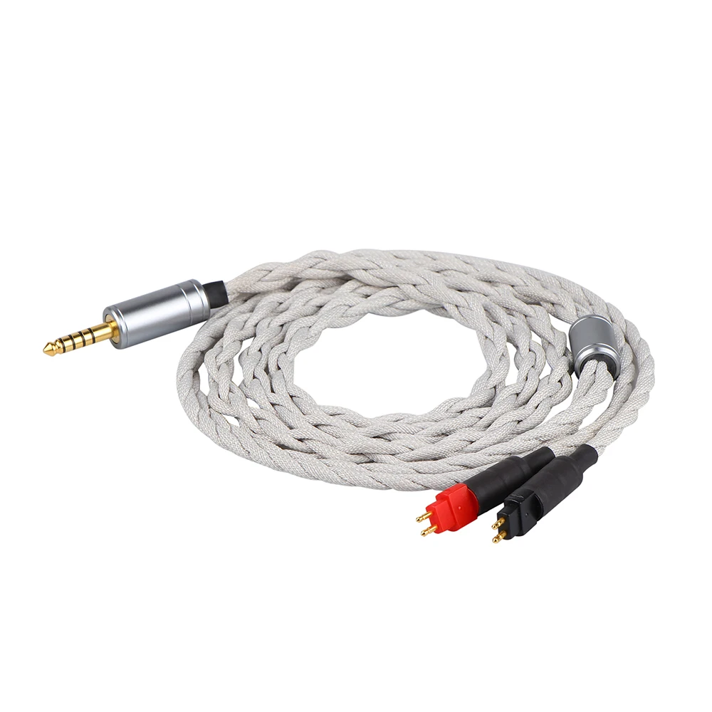 Tripowin Altura 26AWG wysokiej czystości, monokrystalicznie miedziany, posrebrzany kabel do modernizacji słuchawek o długości 1,5 m