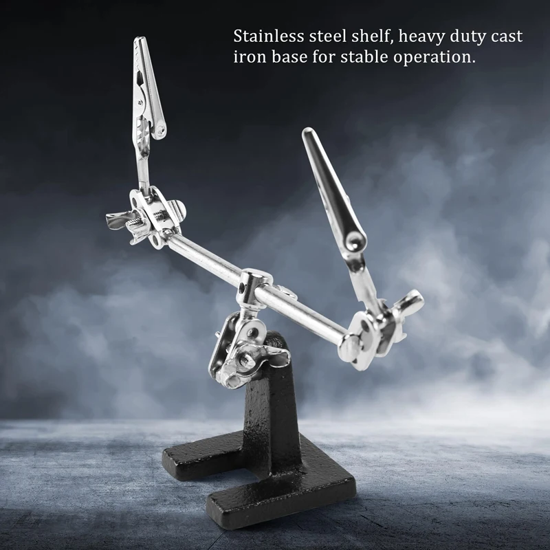 Third Hand Soldering Iron Stand Clamp Helping Hands Clip Tool PCB Holder Electrical Circuits Hobby