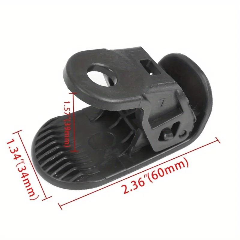 2pcs Car Front Trunk Hooks Clips For Tesla Model 3/ Y Invisible Convenient Hook Trunk Organizer ABS Auto Interior Accessories