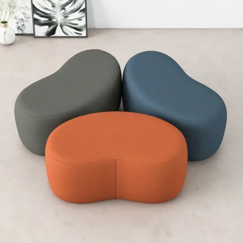 

Small Stool, Home, Modern, Simple, Light Luxury, Living Room Coffee Table, Sofa Stool, Creative Technology Cloth