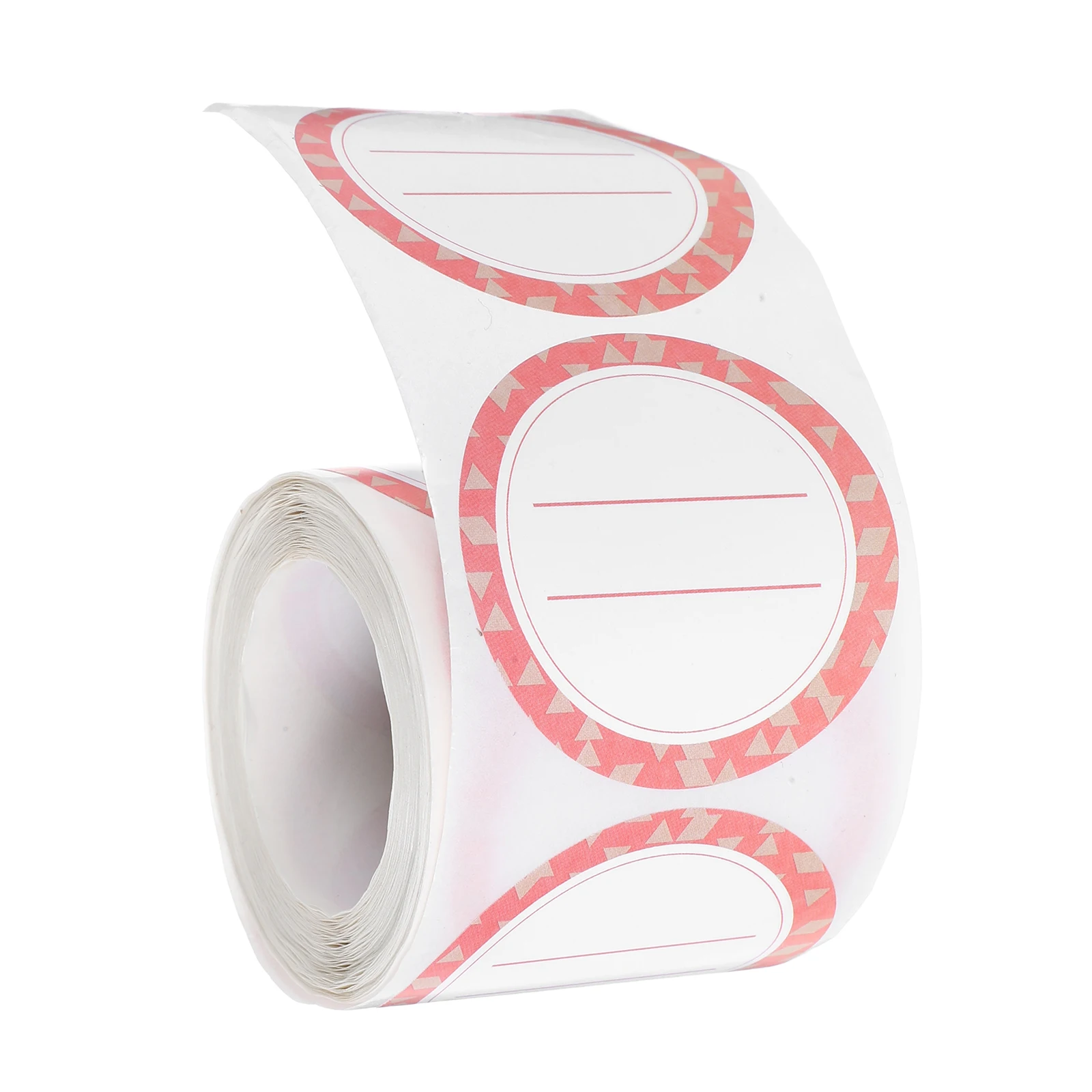 

200pcs Removable Blank Labels 2 Inch Red Writable Stickers for Jars Canning Jar Stickers Multipurpose Canister Labels
