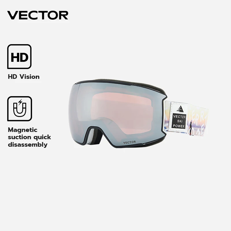 OTG Ski Goggles Snow Glasses Men UV400 Anti-fog Coatings Snowmobile Snowboard Skiing Women Sunglasses Outdoor Winter Sport 2023