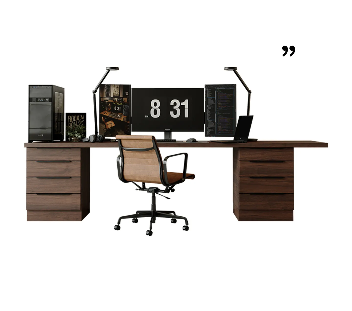 All solid wood desktop computer desk home desk study table desk