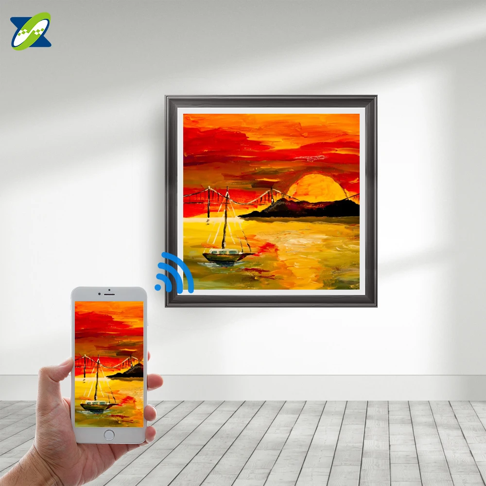 Smart Square Lcd Display High Brightness 33.2 Inch TFT Modules ultra Wide Digital Art Signage Lcd Screen Frame