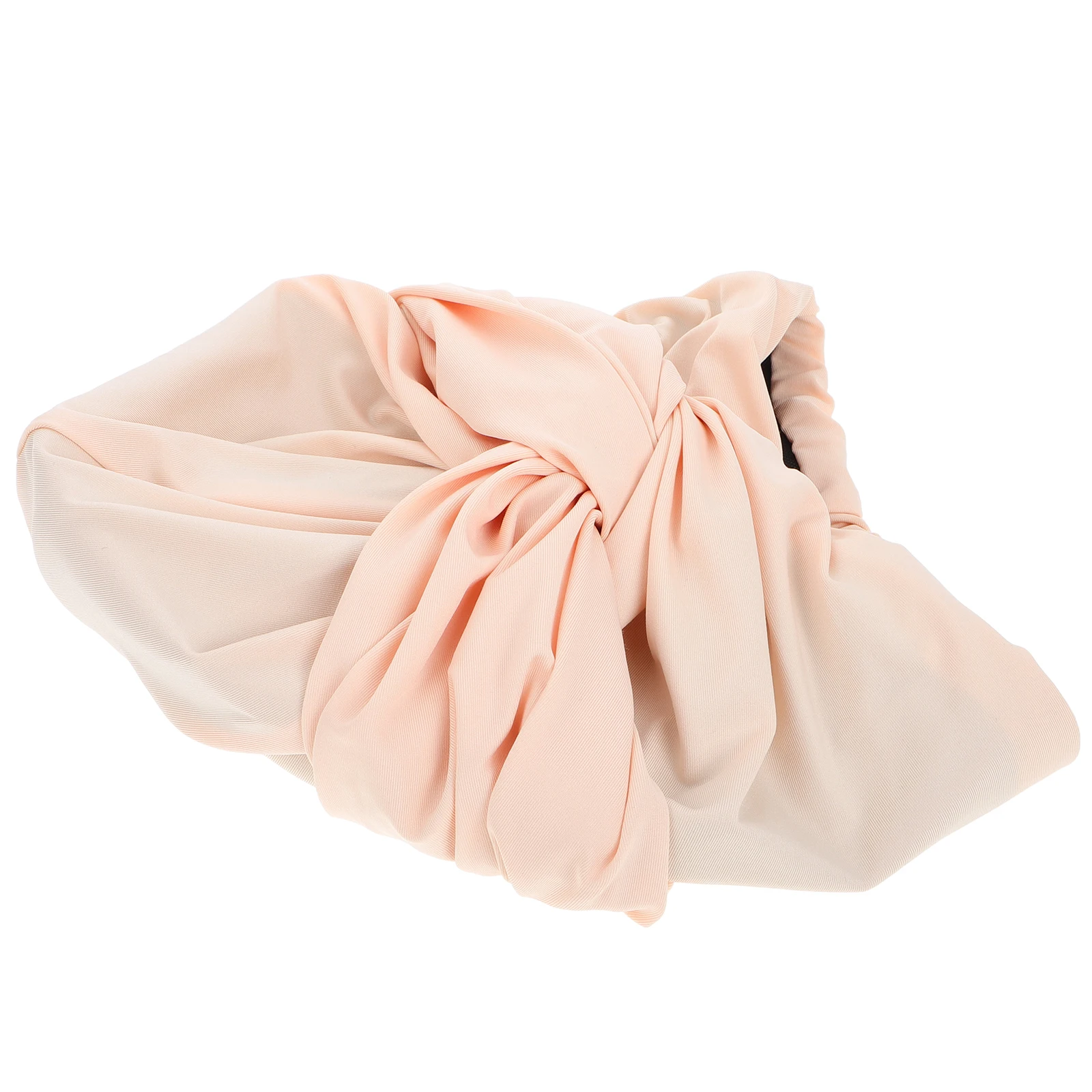 Gorro de natación de silicona para mujeres y niños, gorros de ducha reutilizables impermeables para piscina de pelo largo para niñas y adultos, nudo con volantes de alta elasticidad