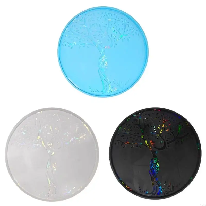 

N5KA Ancient Tree Silicone Molds Table Ornament Mould DIY Crafts Decoration Supplies