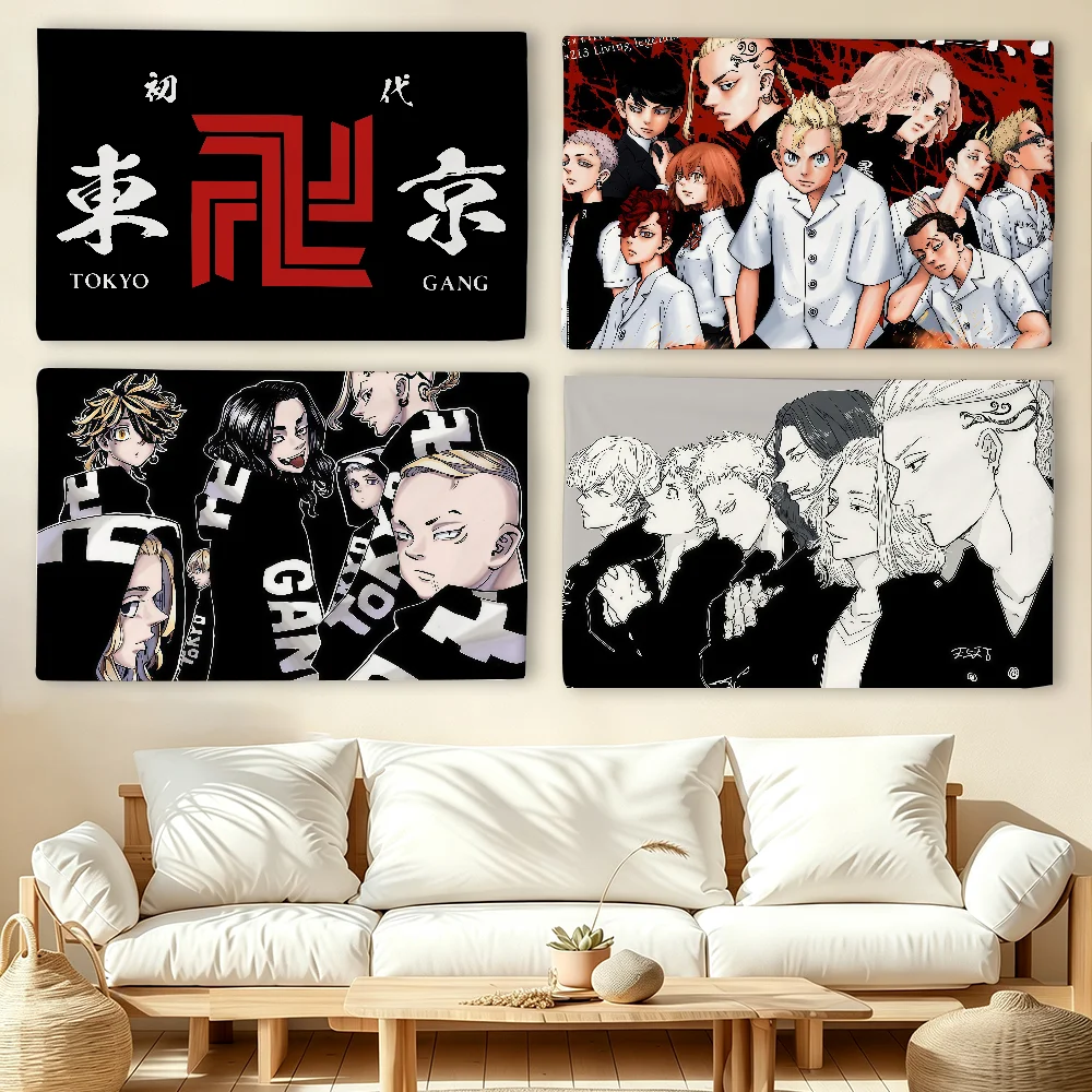 Anime T-Tokyo R-Revengers flag For Living Room Home Dorm Decor Wall Outdoor Camping Party Banner Gifts