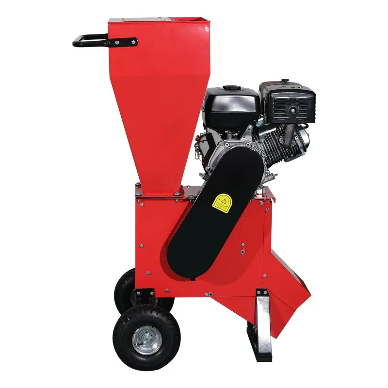 AYS003 Strong Power Wood Shredder Chipper – 13HP Large Caliber Mulcher for Industrial Work Garden