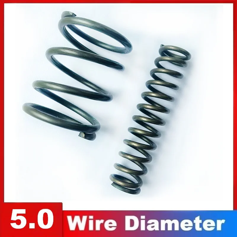 Spring Steel Y-Shaped Compression Spring, Shock-Absorbing Spring Wire Dia 5.0mm, Outer Dia 25-80mm, Length 30-300mm, 4-2pcs/Lot