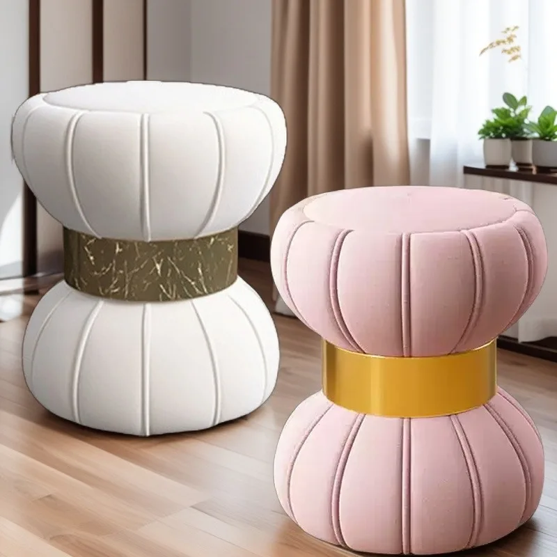 

Drum stool makeup stool round stool girls bedroom dresser stool makeup chair manicure stool door shoe changing stool