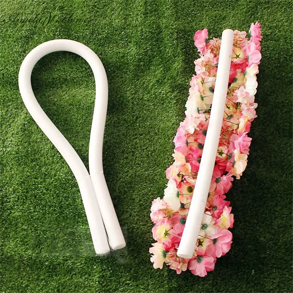 1Pc DIY Foam Strip Wedding Flower Arrangement Base Cylindrical White Stick Solid Curtain Floral Sponge Event Party Props