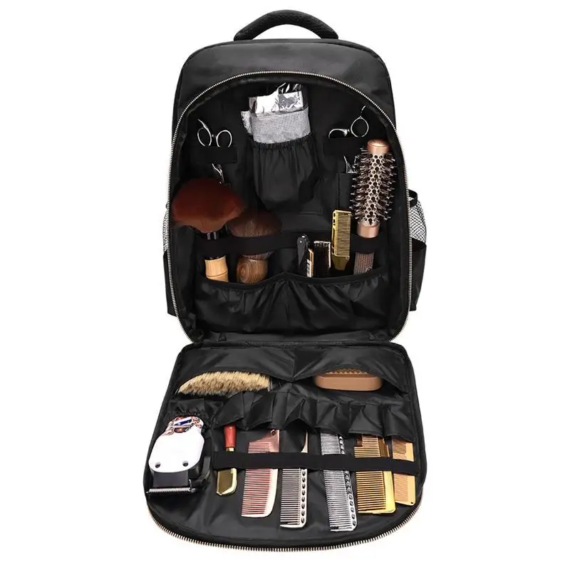 

Barber Bag Backpack Barbers Tools Travel Backpack Hairstylist Clippers Storage Case Large Capacity Travel Hairdresser Bag