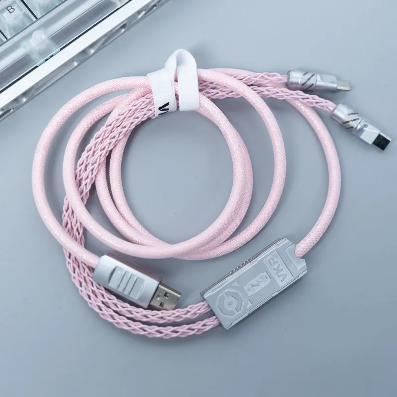 

Кабель для клавиатуры Custom Aviation Plug Coiled с частотой опроса 8K, разъемом из цинкового сплава и силиконовой оплеткой для магнитных клавиатур