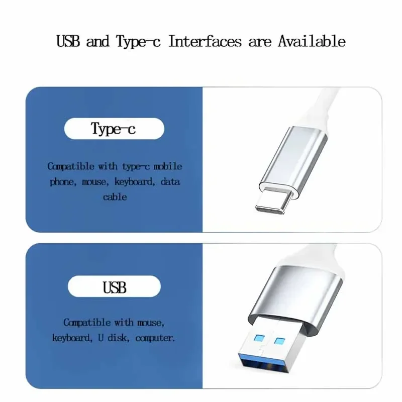 4-in-1 Aluminum 3.0hub, one pass 3.0. The rest 2.0usb split-tangent high-speed download