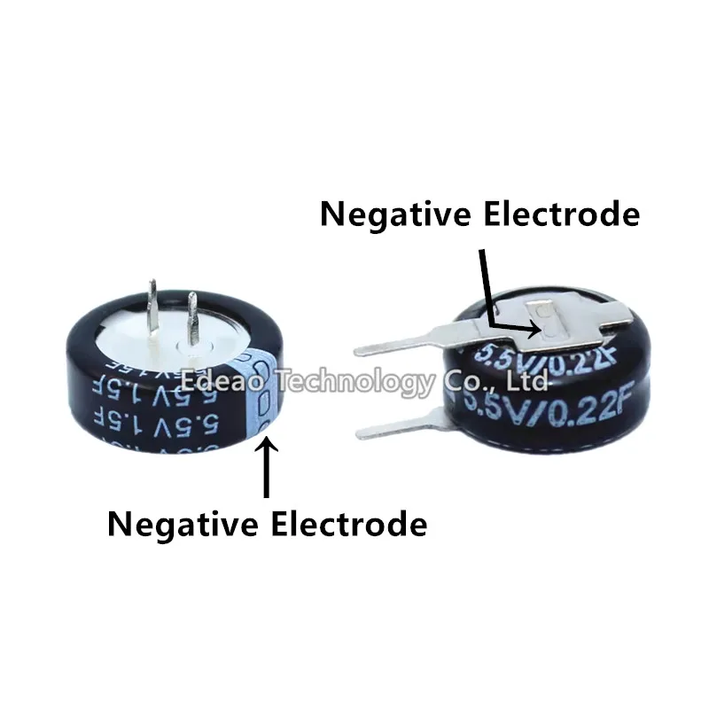 2~10Pcs 5.5V Super Capacitor 5.5V/0.1F 0.22F 0.33F 0.47F 0.68F 1.0F 1F 1.5F  Super Farad Capacitor C-Type Button Capacitance