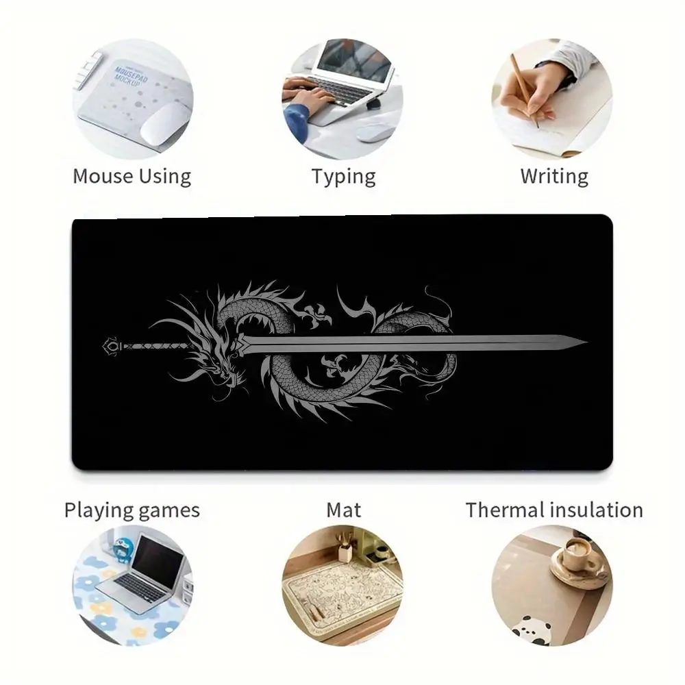 Japanese samurai Mouse Pad Gamer Office Accessories Pc Cabinet Games Desk Mat Computer Desks Keyboard Gaming Mats