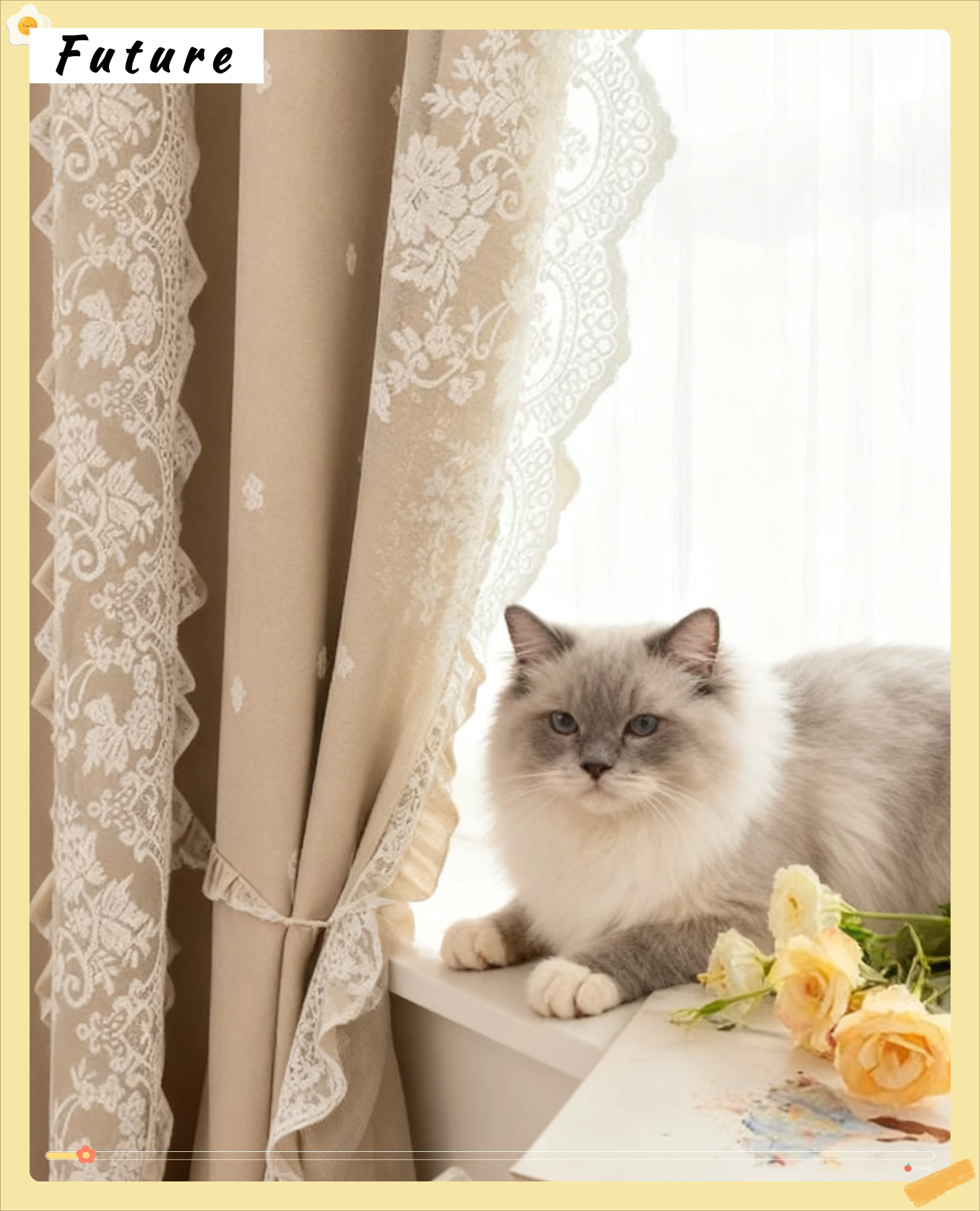 

Creamy Wind High Blackout Cloth Yarn Integrated with Decorative Head Custom Made Curtain for Living Room Bedroom Elegant Drapes