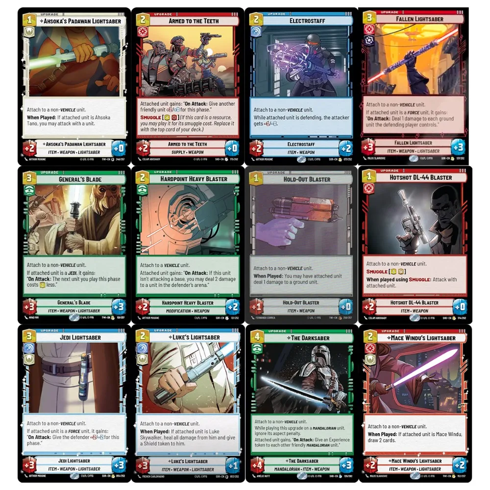 Custom Hot Decks Star Wars Unlimited Cards Twilight of The Republic Traits : Base Facility Booster Game Collection Cards Gifts