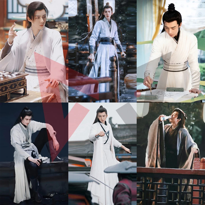 New Hanfu Cosplay Costume Film Set White Coat Belt Costume Custom Made