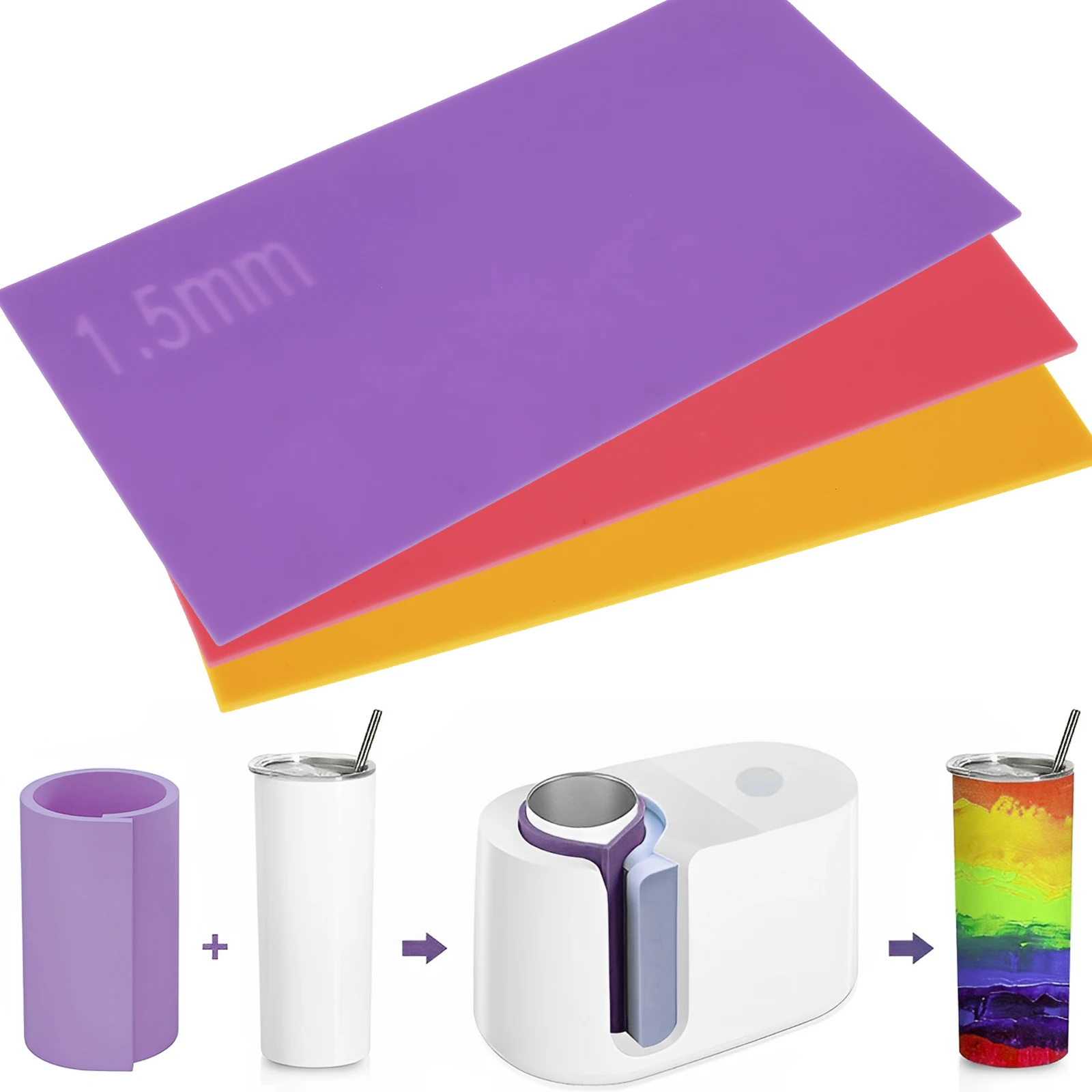 

3 шт., силиконовые термокружки для кружек