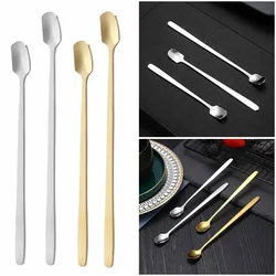 Coffee Spoon Spoon Tea Spoon Coffee Stirrers Milk Kitchen Bar Long Handle Spoon Stainless Steel Teaspoon Fast Ship