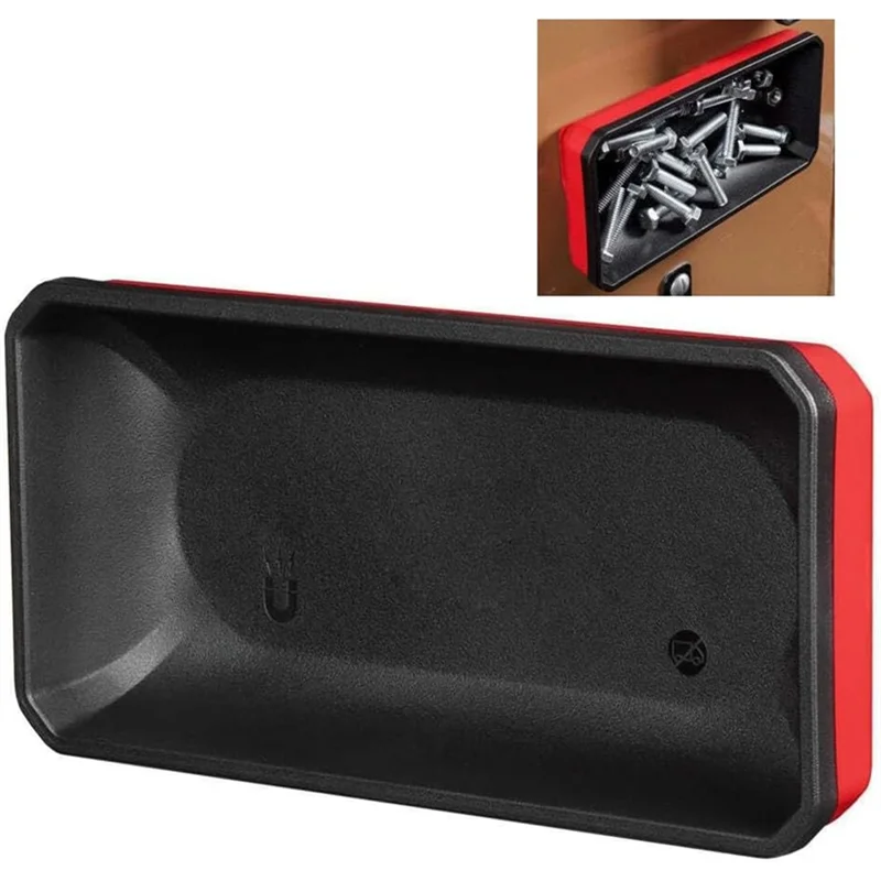 AT19-Large Magnetic Container Organizer Storage Hanging Tool Small Items Magnetic Plate