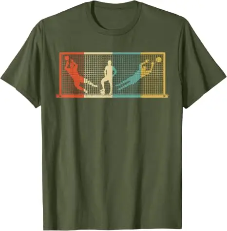 Vintage Torwart-T-Shirt, Fußball-Torwart-Geschenk-T-Shirt, Y2k-Torwart-T-Shirt, tolle Bekleidung, Humor, Fußball-Torwart-Grafikkleidung – Detail 9