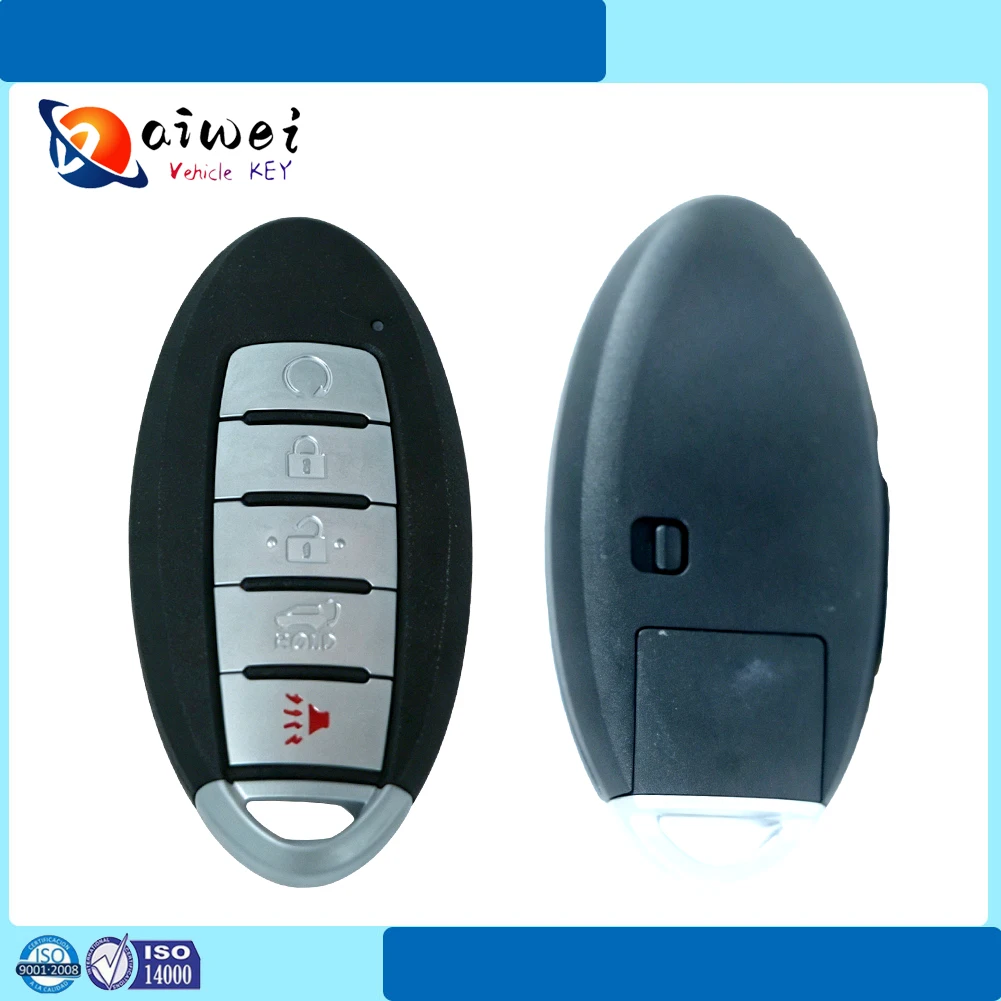 

5 Buttons Smart Remote Key Fob 433.92MHz 4A Chip For 2020 Nissan Pathfinder Keyless Entry Proximity Car Key Replacement