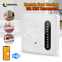 CONENTOOL 16A Tuya Zigbee WiFi Smart Thermostat Programmable Temperature Controller Electric Floor Heating Support Google Home