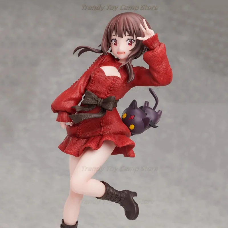 

【In Stock】Original Genuine God's Blessing on This Wonderful World 21.5cm Megumin PVC Action Model Toys Anime Figure Movable Doll
