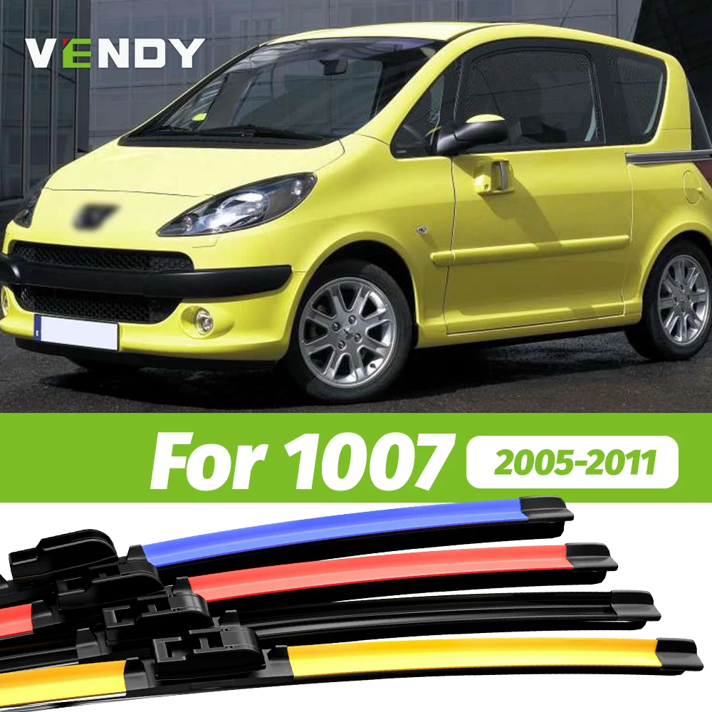2 Stück Frontscheibenwischerblätter Scheibenwischer für Peugeot 1007 2005–2011 2006 2007 2008 2009 2010