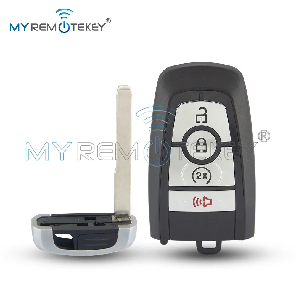 REMTEKEY Remote Shell Smart Car Key Case for Ford EcoSport Edge Explorer Mustang Explorer Edge Escape Expedition 2/3/4/5 Button