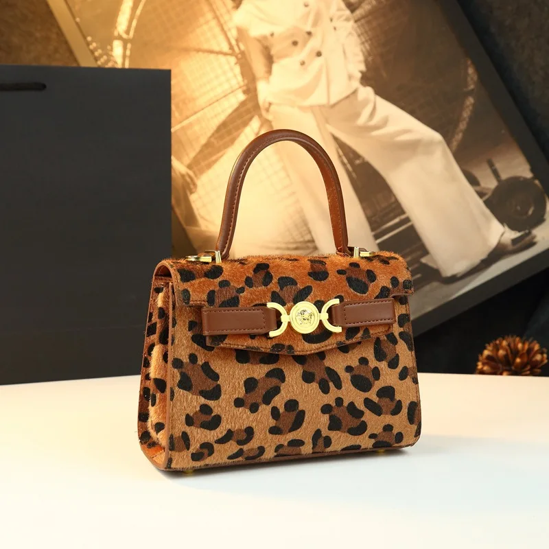 

Новая женская сумка из натуральной кожи с узором под крокодила и леопарда, маленькая квадратная сумка через плечо, кроссбоди