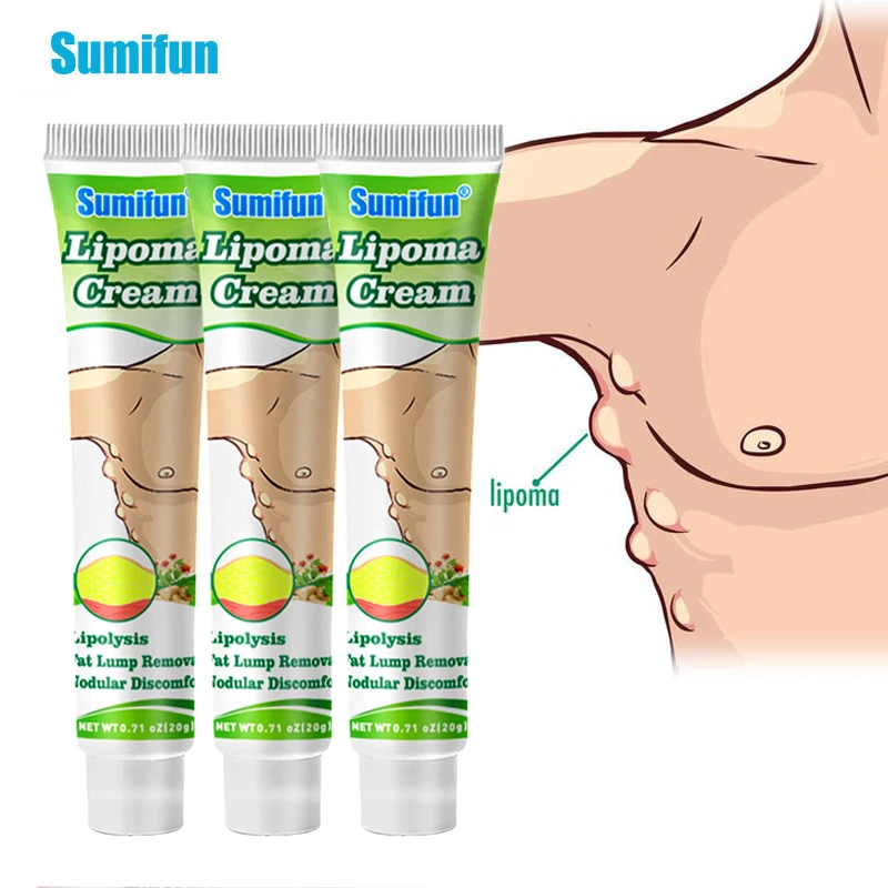 

1/3Pc Sumifun Lipoma Care Cream Treat Skin Swelling Cellulite Ointment Anti Tumor Exfoliating Pain Relief Herbal Medical Plaster