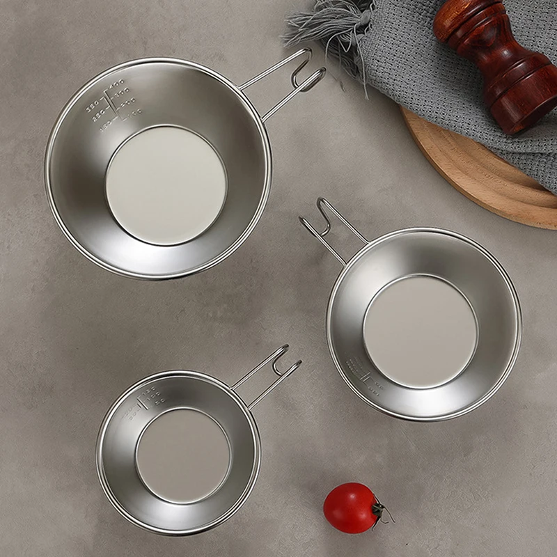 10/12/14 سنتيمتر كوب سييرا في الهواء الطلق الفولاذ المقاوم للصدأ سييرا فنجان القهوة نزهة أدوات المائدة المحمولة الشواء التنزه التخييم فنجان شاي #4