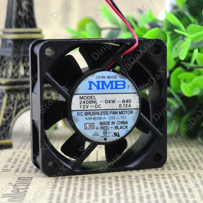 

X 1PCS For NMB 2408NL-04W-B40 | 12V 0.12A | 6CM | Mute Industrial Chassis Cooling Fan