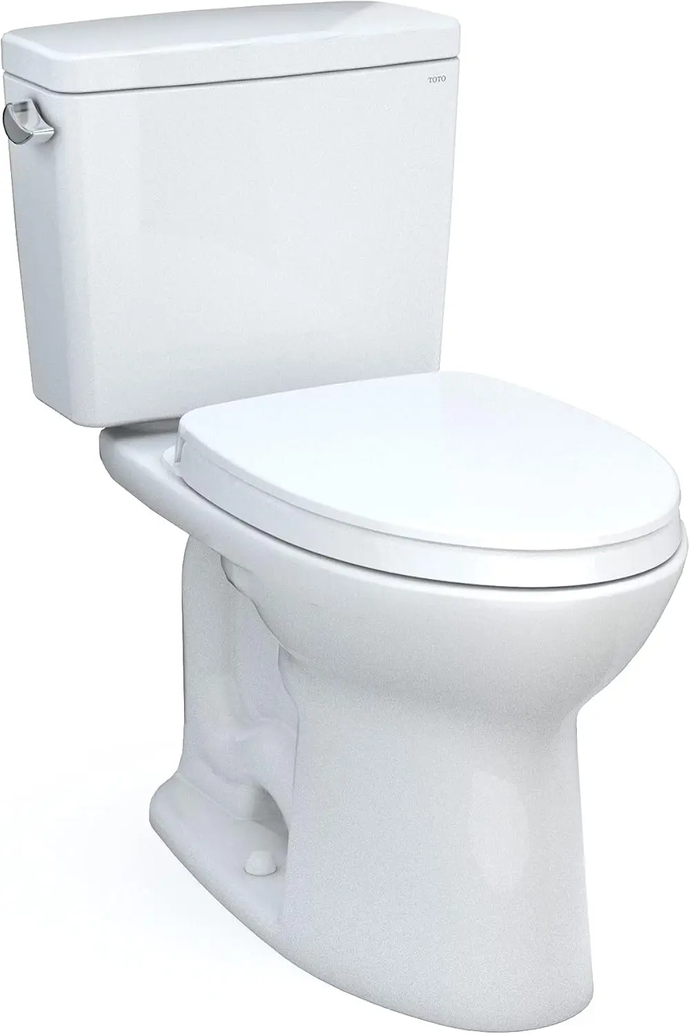 

Two-Piece Elongated 1.6 GPF TORNADO FLUSH Toilet with CEFIONTECT and SoftClose Seat, WASHLET+ Ready, Cotton White