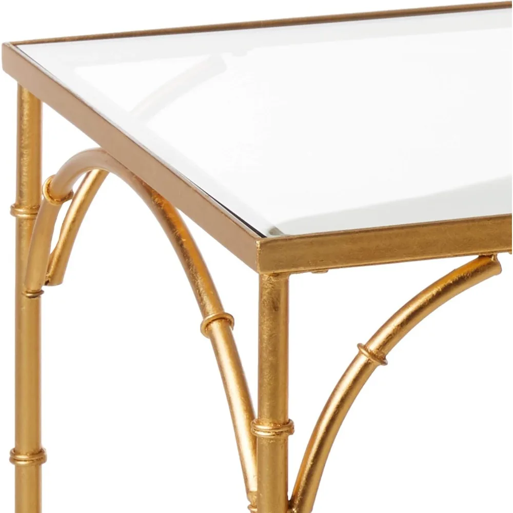 Golden Corner Luxury Coffee Table, Top Glass Design, Home Coffees Tables, Restaurant Coffee Tables, Table